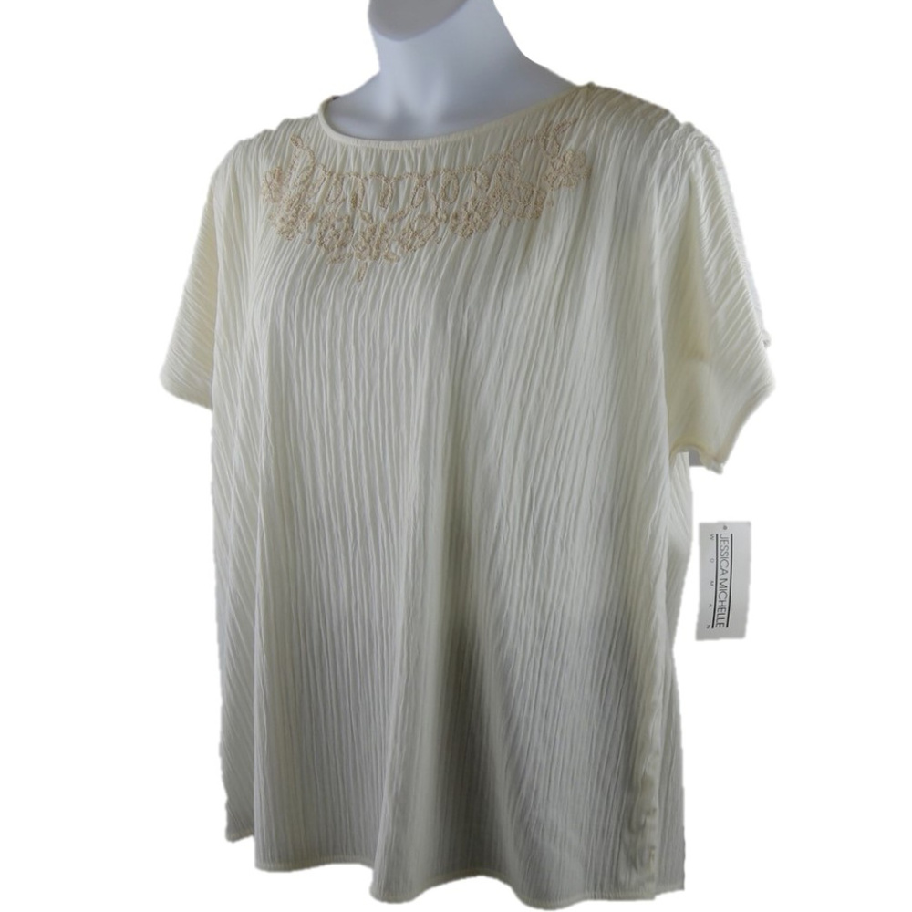 SOLD. JESSICA MICHELLE 24W 44 Scoop Neck Casual